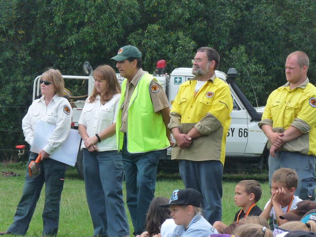 National Parks and Wildlife Officers at Appin massacre commemoration